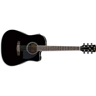 Ibanez PF15ECE-BK chitarra elettroacustica, nera Ibanez PF15ECE-BK chitarra elettroacustica, nera