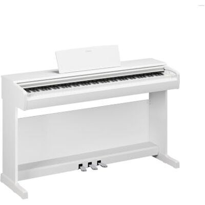 Yamaha YDP-146 Pianoforte Digitale – 88 Tasti Pesati GHS, Suono CFX Concert Grand, Speaker Stereo 8W, Bluetooth, 3 Pedali, Ideale per Casa e Principianti – Bianco Yamaha YDP-146 Pianoforte Digitale – 88 Tasti Pesati GHS, Suono CFX Concert Grand, Speaker Stereo 8W, Bluetooth, 3 Pedali, Ideale per Casa e Principianti – Bianco