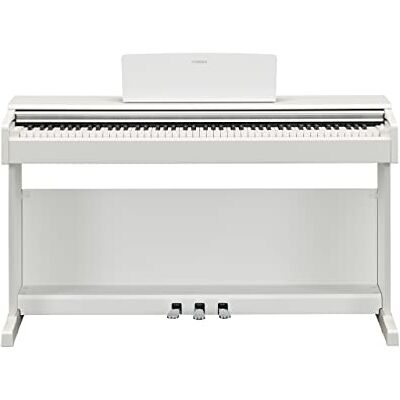 Yamaha ARIUS YDP-145 Digital Piano Pianoforte Digitale da Casa per Dilettanti, Design Classico ed Elegante, Suonabilità Autentica del Pianoforte Acustico, Bianco Yamaha ARIUS YDP-145 Digital Piano Pianoforte Digitale da Casa per Dilettanti, Design Classico ed Elegante, Suonabilità Autentica del Pianoforte Acustico, Bianco