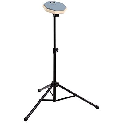 XDrum PPS-1 Supporto Practice Pad con Borsa Set, Compatto e leggero Supporto per percussion practice pad, Angolo testa regolabile, Filettatura: M8, Peso: ca. 700 g, Piedini gommati antiscivolo XDrum PPS-1 Supporto Practice Pad con Borsa Set, Compatto e leggero Supporto per percussion practice pad, Angolo testa regolabile, Filettatura: M8, Peso: ca. 700 g, Piedini gommati antiscivolo