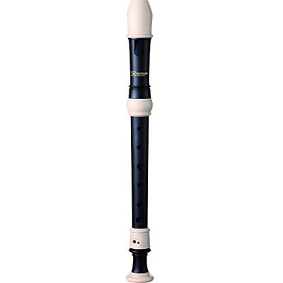 Recorder Workshop 604BMB, registratore per basso Descant Black with White Trim Recorder Workshop 604BMB, registratore per basso Descant Black with White Trim