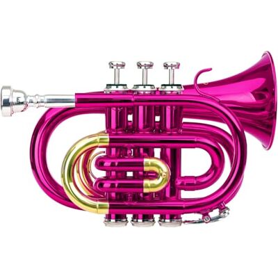 Classic Cantabile Brass TT-400 Tromba tascabile pocket Brass Sib ottone rosa Classic Cantabile Brass TT-400 Tromba tascabile pocket Brass Sib ottone rosa