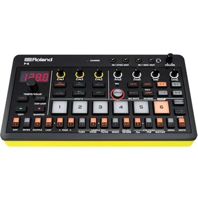 Roland AIRA Compact P-6 Creative Sampler Sound Design Granulare Potente Sequencer Tastiera Integrata Loop Custom Microfono Interno Effetti Interni Connettività USB-C Roland AIRA Compact P-6 Creative Sampler Sound Design Granulare Potente Sequencer Tastiera Integrata Loop Custom Microfono Interno Effetti Interni Connettività USB-C