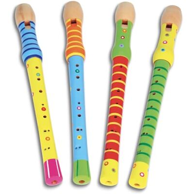 Bontempi ColorfulWoodFlute Flauto Dolce in Legno Colorato con Diteggiatura Barocca per un'Esperienza Musicale Vibrante Bontempi ColorfulWoodFlute Flauto Dolce in Legno Colorato con Diteggiatura Barocca per un'Esperienza Musicale Vibrante