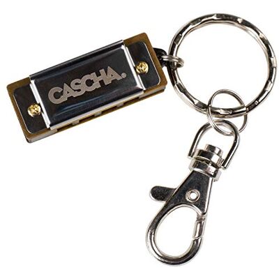 Cascha Mini Armonica a bocca con anello portachiavi, portachiavi in miniatura Harmonica in metallo, idea regalo per musicisti Cascha Mini Armonica a bocca con anello portachiavi, portachiavi in miniatura Harmonica in metallo, idea regalo per musicisti