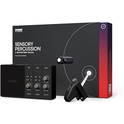 EVANS Hybrid Sensory Percussion Starter Pack Include Software, Interfaccia Audio, 1 Sensore per Batteria e Cavi Trasforma QUALSIASI Batteria in uno Strumento Musicale Personalizzabile EVANS Hybrid Sensory Percussion Starter Pack Include Software, Interfaccia Audio, 1 Sensore per Batteria e Cavi Trasforma QUALSIASI Batteria in uno Strumento Musicale Personalizzabile