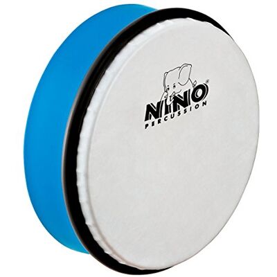 Nino Percussion Tamburello in ABS, 15,2 cm (6"), colore: Celeste Nino Percussion Tamburello in ABS, 15,2 cm (6"), colore: Celeste