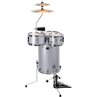 XDrum Club Cocktail batteria con fusti in acero a 7 strati, Silver Sparkle Set da club compatto, Bass Drum/Tom 15" x 26", Hi-Hat 10", Crash/Ride 15", Cowbell 5", doppia catena XDrum Club Cocktail batteria con fusti in acero a 7 strati, Silver Sparkle Set da club compatto, Bass Drum/Tom 15" x 26", Hi-Hat 10", Crash/Ride 15", Cowbell 5", doppia catena