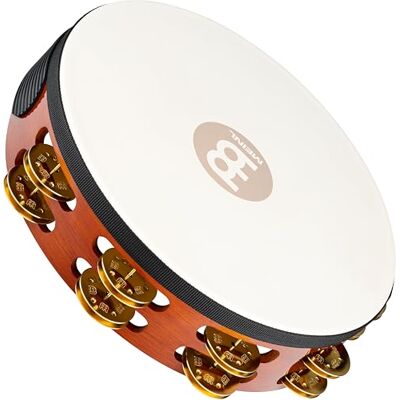 Meinl Percussion Meinl Headed Tambourine , Brass Jingles Tamburello Meinl Percussion Meinl Headed Tambourine , Brass Jingles Tamburello