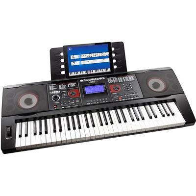 RockJam Rechargeable Semi Weighted 61-Key Keyboard Piano with MIDI Connectivity RockJam Rechargeable Semi Weighted 61-Key Keyboard Piano with MIDI Connectivity