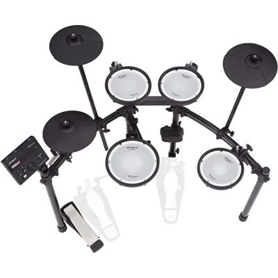 Roland Kit Elettronico V-Drums – Kit con le leggendarie pelli Mesh a doppio strato dalla suonabilità ed espressività superiori – Audio & MIDI Bluetooth – USB per registrare dati audio e MIDI Roland Kit Elettronico V-Drums – Kit con le leggendarie pelli Mesh a doppio strato dalla suonabilità ed espressività superiori – Audio & MIDI Bluetooth – USB per registrare dati audio e MIDI
