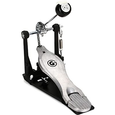Gibraltar Pedale per grancassa Serie 5000 Singolo Trasmissione a catena singola Battente rotondo feltro/plastica Pedaliera ergonomica Gibraltar Pedale per grancassa Serie 5000 Singolo Trasmissione a catena singola Battente rotondo feltro/plastica Pedaliera ergonomica