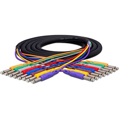 Hosa CPP-803, Unbalanced Snake, 1/4 in TS to Same, 3 m Hosa CPP-803, Unbalanced Snake, 1/4 in TS to Same, 3 m