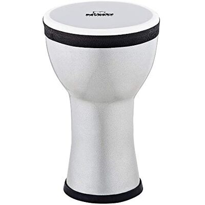 Nino Percussion Djembe, Serie Elements, color argento (Silver Metallic) () Nino Percussion Djembe, Serie Elements, color argento (Silver Metallic) ()