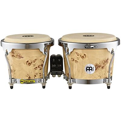 Meinl Percussion Bonghi in legno, Radial Ply Construction, Diametro macho: 17,15 cm (6,75"), Diametro hembra: 20,32 cm (8"), Colore: Desert Burl Meinl Percussion Bonghi in legno, Radial Ply Construction, Diametro macho: 17,15 cm (6,75"), Diametro hembra: 20,32 cm (8"), Colore: Desert Burl