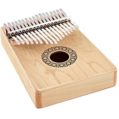 Sonic Energy Sound Hole Kalimba – 17 note in C Major – Per Meditazione, Yoga e Percussioni – Legno di Acero – Accessori inclusi () Sonic Energy Sound Hole Kalimba – 17 note in C Major – Per Meditazione, Yoga e Percussioni – Legno di Acero – Accessori inclusi ()