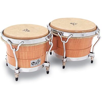 Latin Percussion LP Valje Bongo Beech Wood, Hardware Cromato LP1400-BW Latin Percussion LP Valje Bongo Beech Wood, Hardware Cromato LP1400-BW