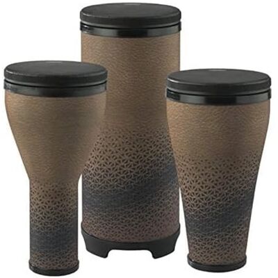 Remo World Percussion, Set Festival Combo Pack (1x Djembe, 1x Timbau, 1x Tubano), Cafe DP-2510-AA-64 Remo World Percussion, Set Festival Combo Pack (1x Djembe, 1x Timbau, 1x Tubano), Cafe DP-2510-AA-64