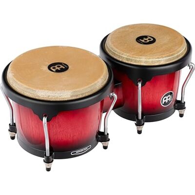 Meinl Percussion Meinl Headliner Series Bongo 6.75" & 8" (Wine Red Burst) Bongo Meinl Percussion Meinl Headliner Series Bongo 6.75" & 8" (Wine Red Burst) Bongo