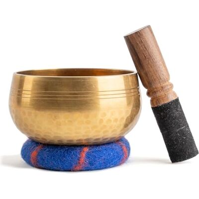 Ohm Store Set di campane tibetane da 10,2 cm, per meditazione, realizzate a mano in Nepal per yoga, guarigione dei chakra, consapevolezza e sollievo dallo stress Ohm Store Set di campane tibetane da 10,2 cm, per meditazione, realizzate a mano in Nepal per yoga, guarigione dei chakra, consapevolezza e sollievo dallo stress