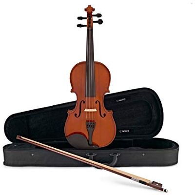 gear4music Violino per Studenti 1/2 di Per principianti di 6-10 anni, legni di qualità, meccaniche fini per un accordo stabile, archetto gear4music Violino per Studenti 1/2 di Per principianti di 6-10 anni, legni di qualità, meccaniche fini per un accordo stabile, archetto