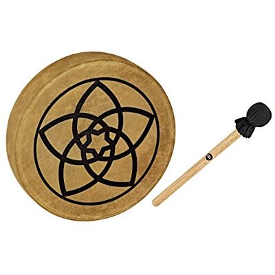 Sonic Energy Frame Drum 15 Pollici – Venus Flower – Tamburo a mano per meditazione, viaggi sonori, percussioni – Strumento sciamanico con pelle di bufalo – incluso battente () Sonic Energy Frame Drum 15 Pollici – Venus Flower – Tamburo a mano per meditazione, viaggi sonori, percussioni – Strumento sciamanico con pelle di bufalo – incluso battente ()