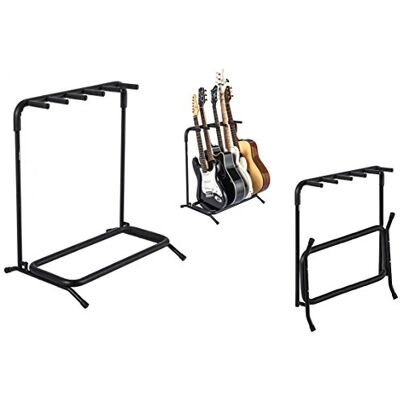 Proel FC850N Supporto pieghevole x5 chitarre classic acustiche elettriche basso, Nero Opaco Proel FC850N Supporto pieghevole x5 chitarre classic acustiche elettriche basso, Nero Opaco