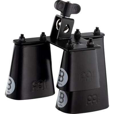 Meinl Percussion Campanaccio triplo, Colore: Nero Meinl Percussion Campanaccio triplo, Colore: Nero
