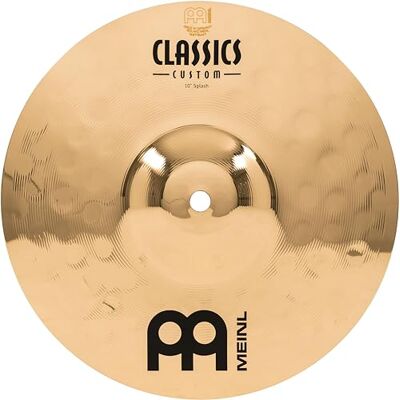 Meinl Percussion Meinl Cymbals Classics Custom Brilliant Piatto Splash 10 pollici (25,40cm) per Batteria Bronzo B12, Finitura Brillante, Prodotto in Germania () Meinl Percussion Meinl Cymbals Classics Custom Brilliant Piatto Splash 10 pollici (25,40cm) per Batteria Bronzo B12, Finitura Brillante, Prodotto in Germania ()