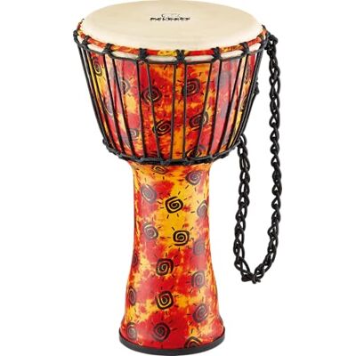 Nino Percussion Djembe accordato a corda, grande strumento musicale per bambini dai 4 anni in su, con pelle di capra, in plastica, multicolore () Nino Percussion Djembe accordato a corda, grande strumento musicale per bambini dai 4 anni in su, con pelle di capra, in plastica, multicolore ()