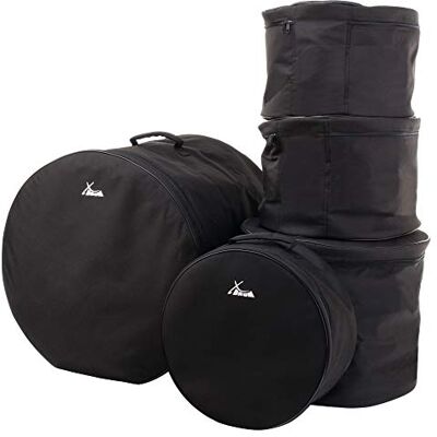 XDrum Set Borse per Batteria , Misure Fusion: 22", 14", 12", 10" e 14, 5" Set da 5 pezzi per shellset batteria, Per misure fusti: 22"x18", 14"x14", 12"x10", 10"x9" e 14, 5"x6, Manici stabili XDrum Set Borse per Batteria , Misure Fusion: 22", 14", 12", 10" e 14, 5" Set da 5 pezzi per shellset batteria, Per misure fusti: 22"x18", 14"x14", 12"x10", 10"x9" e 14, 5"x6, Manici stabili