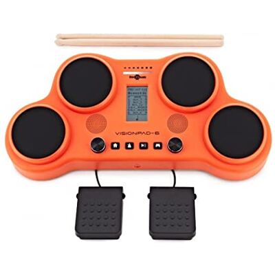 gear4music VISIONPAD Batterie Elettroniche da Tavolo Batteria Elettronica Portatile per Bambini e Adulti Principianti gear4music VISIONPAD Batterie Elettroniche da Tavolo Batteria Elettronica Portatile per Bambini e Adulti Principianti