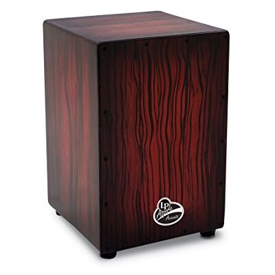 Latin Percussion LP LP819032 Cajon Aspire Accent Darkwood Streak Latin Percussion LP LP819032 Cajon Aspire Accent Darkwood Streak