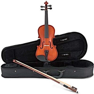 gear4music Violino per Studenti 1/16 di Per principianti sotto i 5 anni, legni di qualità, meccaniche fini per un accordo stabile gear4music Violino per Studenti 1/16 di Per principianti sotto i 5 anni, legni di qualità, meccaniche fini per un accordo stabile