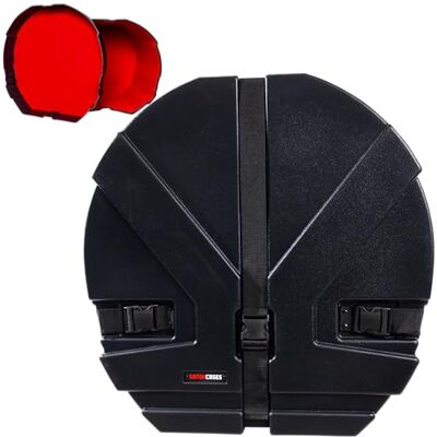 Gator CASES – Custodia rigida per grancassa 24" x 16", roto-molded, imbottitura in microvelluto, impilabile, maniglie robuste, resistente agli urti e alle intemperie () Gator CASES – Custodia rigida per grancassa 24" x 16", roto-molded, imbottitura in microvelluto, impilabile, maniglie robuste, resistente agli urti e alle intemperie ()