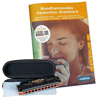 Cascha HH 1610 Armonica con Libro in Tedesco e MP3-CD Cascha HH 1610 Armonica con Libro in Tedesco e MP3-CD