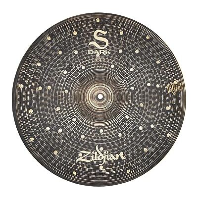 Zildjian 20" S Dark Ride Piatto per Batteria, Bronzo B12, Finitura Opaca e Timbro Caldo, Ideale per Rock e Metal Zildjian 20" S Dark Ride Piatto per Batteria, Bronzo B12, Finitura Opaca e Timbro Caldo, Ideale per Rock e Metal