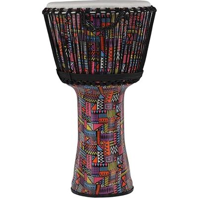 GEWA Liberty Djembé accordatura a corda Diametro: 14" (35,5 cm) Altezza: 27" (68 cm) Numero di corde: 35 Motivo: Abstract GEWA Liberty Djembé accordatura a corda Diametro: 14" (35,5 cm) Altezza: 27" (68 cm) Numero di corde: 35 Motivo: Abstract
