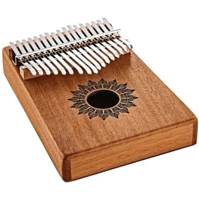 Sonic Energy Sound Hole Kalimba – 17 note in C Major – Per Meditazione, Yoga e Percussioni – Legno di Mogano – Accessori inclusi () Sonic Energy Sound Hole Kalimba – 17 note in C Major – Per Meditazione, Yoga e Percussioni – Legno di Mogano – Accessori inclusi ()