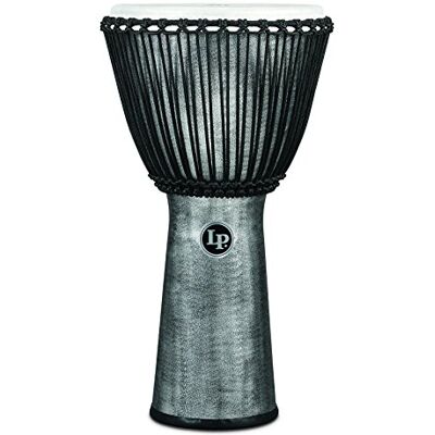 Latin Percussion 12,5 cm, World Beat FX cordaggio Djembe, colore: grigio Latin Percussion 12,5 cm, World Beat FX cordaggio Djembe, colore: grigio