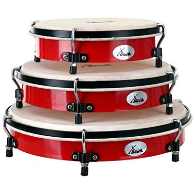 XDrum HTM-1 Tamburo a Mano/Tamburo a Cornice SET, Cornice in plastica Tipo di pelle: pelle naturale, Sistema di accordatura: viti di accordatura, Con piedini in gomma antiscivolo, Altezza: 7 XDrum HTM-1 Tamburo a Mano/Tamburo a Cornice SET, Cornice in plastica Tipo di pelle: pelle naturale, Sistema di accordatura: viti di accordatura, Con piedini in gomma antiscivolo, Altezza: 7