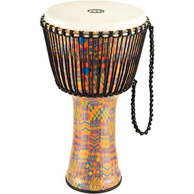 Meinl Percussion Travel Series African Djembe, Kenyan Quilt, Extra-Large, Pelle di Capra () Meinl Percussion Travel Series African Djembe, Kenyan Quilt, Extra-Large, Pelle di Capra ()