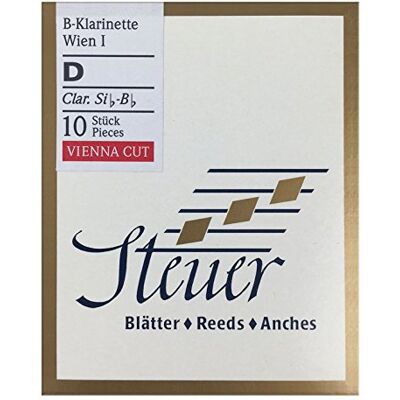 Steuer Ancia Bb-Clarinetto in Sib Solo White Line, Taglio viennese, 10 pcs, dimensione Re Steuer Ancia Bb-Clarinetto in Sib Solo White Line, Taglio viennese, 10 pcs, dimensione Re