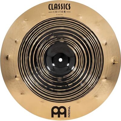 Meinl Percussion Meinl Cymbals Classics Custom Dual Piatto China 18 pollici (45,72cm) per Batteria Bronzo B12, Finitura Scura e Brillante Prodotto in Germania () Meinl Percussion Meinl Cymbals Classics Custom Dual Piatto China 18 pollici (45,72cm) per Batteria Bronzo B12, Finitura Scura e Brillante Prodotto in Germania ()