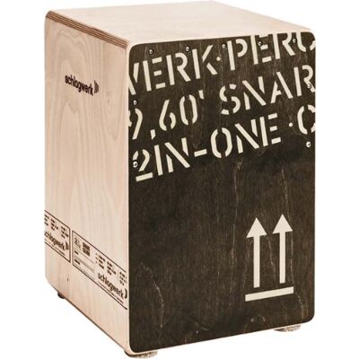 Schlagwerk CP403 BLK 2inOne Snare Cajon Black Edition Medium Schlagwerk CP403 BLK 2inOne Snare Cajon Black Edition Medium