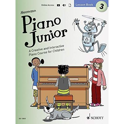 Heumann, Han-Gunter Piano Junior, Lesson Book: A Creative and Interactive Piano Course for Children: Includes Downloadable Audio (3) Heumann, Han-Gunter Piano Junior, Lesson Book: A Creative and Interactive Piano Course for Children: Includes Downloadable Audio (3)