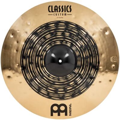 Meinl Percussion Meinl Cymbals Classics Custom Dual Piatto Ride 22 pollici (55,88cm) per Batteria Bronzo B12, Finitura Scura e Brillante Prodotto in Germania () Meinl Percussion Meinl Cymbals Classics Custom Dual Piatto Ride 22 pollici (55,88cm) per Batteria Bronzo B12, Finitura Scura e Brillante Prodotto in Germania ()