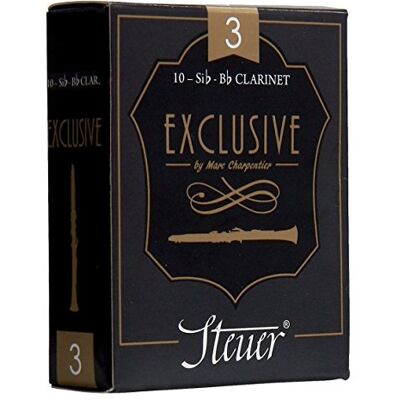 Steuer Ancia Bb-Clarinetto in Sib Esclusiva, Design Marc Charpentier, 10 pcs, dimensione 2 1/2 Steuer Ancia Bb-Clarinetto in Sib Esclusiva, Design Marc Charpentier, 10 pcs, dimensione 2 1/2