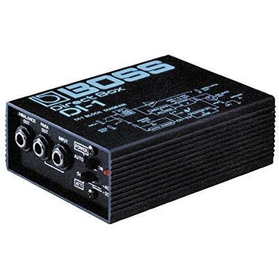 Boss Direct In Box, una Direct box dal suono cristallino per trasformare segnali ad alta impedenza; Design robusto e compatto & tre selettori del livello di ingresso Boss Direct In Box, una Direct box dal suono cristallino per trasformare segnali ad alta impedenza; Design robusto e compatto & tre selettori del livello di ingresso