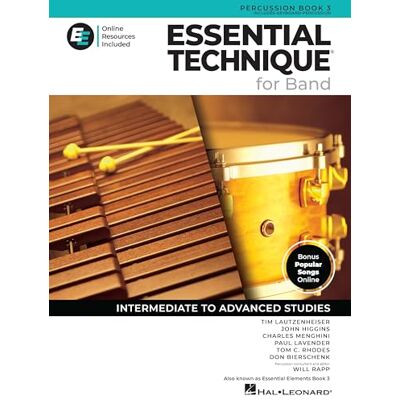 Various Essential Tecnique for Band Percussioni Libro 3 con risorse EEi Online Metodo per Percussioni Canzoniere e Spartiti con 250+ Videolezioni e ... a Avanzato: Keyboard Percussion) with Eei Various Essential Tecnique for Band Percussioni Libro 3 con risorse EEi Online Metodo per Percussioni Canzoniere e Spartiti con 250+ Videolezioni e ... a Avanzato: Keyboard Percussion) with Eei